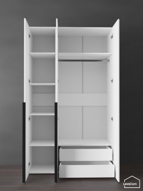 Шкаф Linnea MHR-3-2 2050х1200х510 (Белый-М 11.1.1) в Заводоуковске - zavodoukovsk.mebel24.online | фото 6