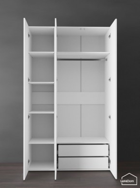 Шкаф Linnea MHR-3PO-2 2050х1200х510 (Белый-М 11.1.2) в Заводоуковске - zavodoukovsk.mebel24.online | фото 6