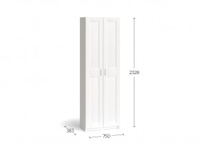 Шкаф МАКС двухдверный узкий, цвет белый в Заводоуковске - zavodoukovsk.mebel24.online | фото 3