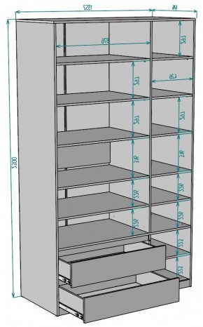 Шкаф Мальта H219 в Заводоуковске - zavodoukovsk.mebel24.online | фото 2