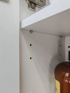 Шкаф навесной для ванной MH9-MA 300х750 (Белый-М 10.1.1) Белый глянец в Заводоуковске - zavodoukovsk.mebel24.online | фото 6