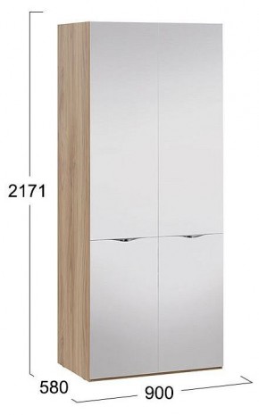 Шкаф платяной Глосс СМ-319.07.212 в Заводоуковске - zavodoukovsk.mebel24.online | фото 3