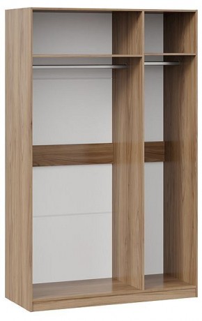 Шкаф платяной Глосс СМ-319.07.433 в Заводоуковске - zavodoukovsk.mebel24.online | фото 2