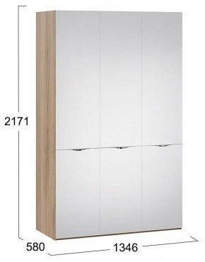Шкаф платяной Глосс СМ-319.07.433 в Заводоуковске - zavodoukovsk.mebel24.online | фото 4