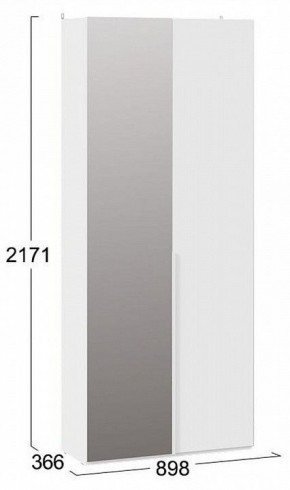 Шкаф платяной Порто СМ-393.07.225 в Заводоуковске - zavodoukovsk.mebel24.online | фото 4