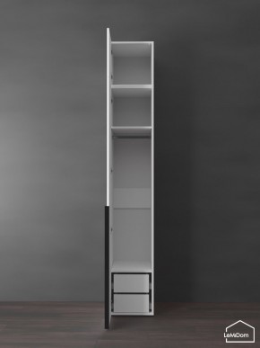 Шкаф с антресолью Linnea MHR-1A-3 2450х400х510 (Белый-М 11.1.2) в Заводоуковске - zavodoukovsk.mebel24.online | фото 5