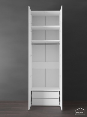 Шкаф с антресолью Linnea MHR-2POA-3 2450х800х510 (Белый-М 11.1.2) в Заводоуковске - zavodoukovsk.mebel24.online | фото 5