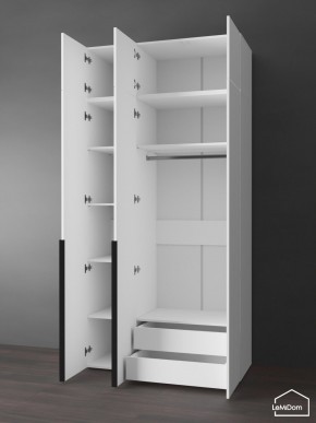 Шкаф с антресолью Linnea MHR-3A-2 2450х1200х510 (Белый-М 11.1.1) в Заводоуковске - zavodoukovsk.mebel24.online | фото 5