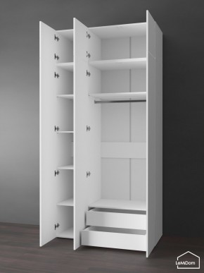 Шкаф с антресолью Linnea MHR-3POA-2 2450х1200х510 (Белый-М 11.1.1) в Заводоуковске - zavodoukovsk.mebel24.online | фото 5