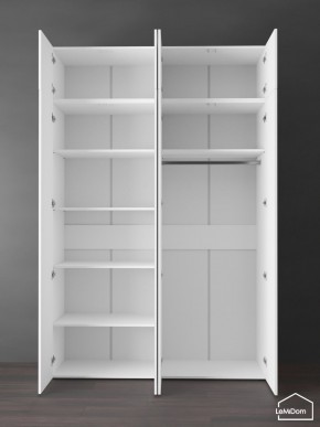 Шкаф с антресолью Linnea MHR-4POA-1 2450х1600х510 (Белый-М 11.1.1) в Заводоуковске - zavodoukovsk.mebel24.online | фото 4