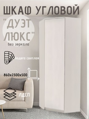 Шкаф угловой Дуэт Люкс без зеркала в Заводоуковске - zavodoukovsk.mebel24.online | фото