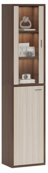 Шкаф-витрина Домино СУ(ш1в2)+1ФГ+1ФС в Заводоуковске - zavodoukovsk.mebel24.online | фото 2