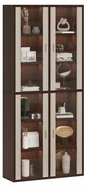 Шкаф-витрина Домино СУ(ш2в2)+4ФС в Заводоуковске - zavodoukovsk.mebel24.online | фото 2