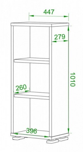 Стеллаж Домино ПУ-10-1 в Заводоуковске - zavodoukovsk.mebel24.online | фото 2