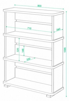 Стеллаж Домино СБ-25/3 в Заводоуковске - zavodoukovsk.mebel24.online | фото 2