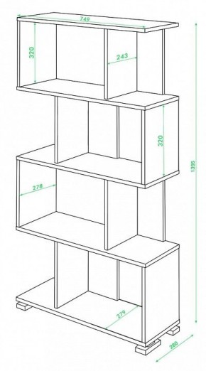 Стеллаж Домино СЛ-5-4 в Заводоуковске - zavodoukovsk.mebel24.online | фото 2