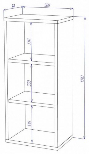 Стеллаж Домино СУ(ш1в1) в Заводоуковске - zavodoukovsk.mebel24.online | фото 2