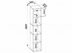 Стеллаж-колонка СТ-9 в Заводоуковске - zavodoukovsk.mebel24.online | фото 3