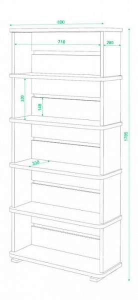 Стеллаж СБ-25/5 в Заводоуковске - zavodoukovsk.mebel24.online | фото 2