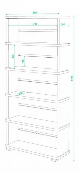 Стеллаж СБ-25/5 в Заводоуковске - zavodoukovsk.mebel24.online | фото 2