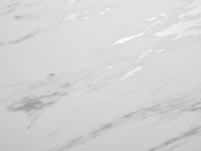 Стол BELLUNO 160 MARBLES KL-99 Белый мрамор матовый, итальянская керамика/ белый каркас, ®DISAUR в Заводоуковске - zavodoukovsk.mebel24.online | фото 3