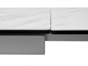 Стол BELLUNO 160 MARBLES KL-99 Белый мрамор матовый, итальянская керамика/ белый каркас, ®DISAUR в Заводоуковске - zavodoukovsk.mebel24.online | фото 9
