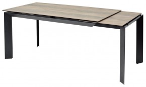 Стол CREMONA 180 KL-61 Под дерево, итальянская керамика / черный каркас, ®DISAUR в Заводоуковске - zavodoukovsk.mebel24.online | фото 7