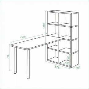 Стол компьютерный Bartolo в Заводоуковске - zavodoukovsk.mebel24.online | фото 3