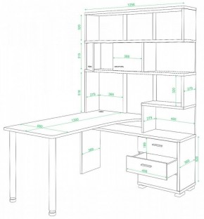 Стол компьютерный Домино нельсон СР-420/130 в Заводоуковске - zavodoukovsk.mebel24.online | фото 2