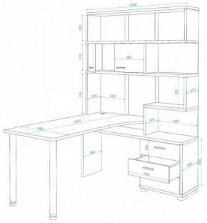 Стол компьютерный Домино нельсон СР-420/150 в Заводоуковске - zavodoukovsk.mebel24.online | фото 2