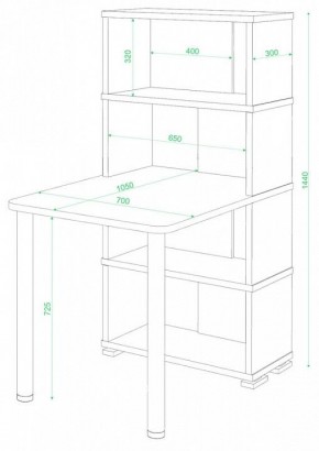 Стол компьютерный Домино СБ-10М/4 в Заводоуковске - zavodoukovsk.mebel24.online | фото 2