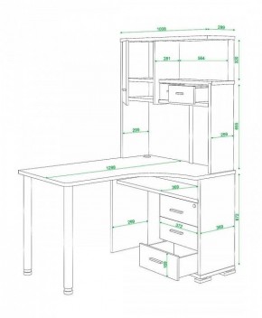 Стол компьютерный Домино СР-130 в Заводоуковске - zavodoukovsk.mebel24.online | фото 5