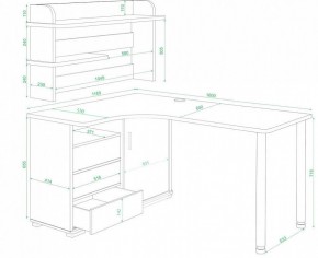 Стол компьютерный Домино СР-145М в Заводоуковске - zavodoukovsk.mebel24.online | фото 2