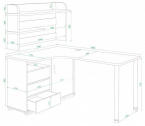 Стол компьютерный Домино СР-145М в Заводоуковске - zavodoukovsk.mebel24.online | фото 2