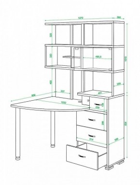 Стол компьютерный Домино СР-320 в Заводоуковске - zavodoukovsk.mebel24.online | фото 5
