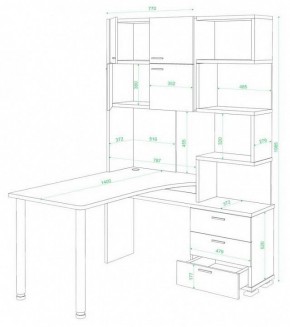Стол компьютерный Домино СР-500М/140 в Заводоуковске - zavodoukovsk.mebel24.online | фото 2