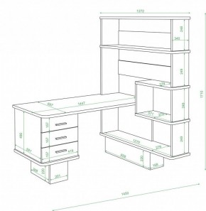 Стол компьютерный Домино СР-520 в Заводоуковске - zavodoukovsk.mebel24.online | фото 2