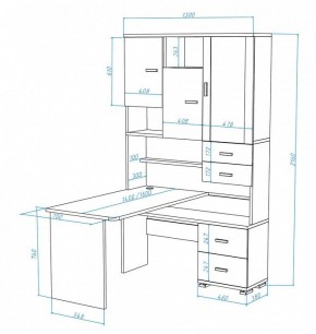 Стол компьютерный Домино СР-620/140 в Заводоуковске - zavodoukovsk.mebel24.online | фото 3