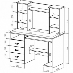 Стол компьютерный Имидж-19 в Заводоуковске - zavodoukovsk.mebel24.online | фото 2