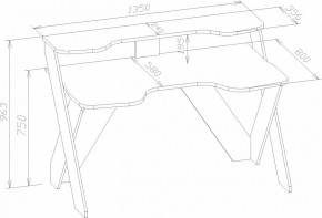 Стол компьютерный КСТ-118 в Заводоуковске - zavodoukovsk.mebel24.online | фото 3
