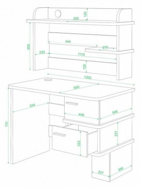 Стол компьютерный СД-15 в Заводоуковске - zavodoukovsk.mebel24.online | фото 2