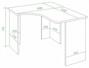 Стол письменный Домино Lite СКЛ-Угл120 в Заводоуковске - zavodoukovsk.mebel24.online | фото 2