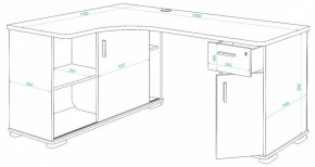 Стол письменный Домино СР-160М в Заводоуковске - zavodoukovsk.mebel24.online | фото 2