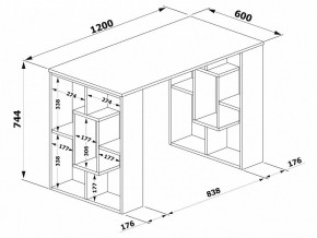 Стол письменный СПм-15 в Заводоуковске - zavodoukovsk.mebel24.online | фото 3