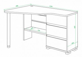 Стол письменный СР-322С в Заводоуковске - zavodoukovsk.mebel24.online | фото 2
