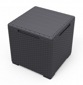 Стол с функцией хранения Виго (Vigo storage box) графит в Заводоуковске - zavodoukovsk.mebel24.online | фото 2