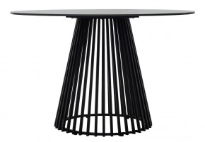 Стол TERNI 120 MATT BLACK MARBLE SOLID CERAMIC Черный мрамор матовый, керамика /Черн.каркас, ®DISAUR в Заводоуковске - zavodoukovsk.mebel24.online | фото 7