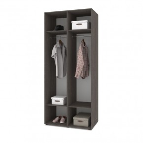 СТОУН С21 Шкаф 2-х створчатый (анкор темный/анкор светлый) в Заводоуковске - zavodoukovsk.mebel24.online | фото 3