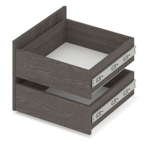 СТОУН С23 Шкаф 2-х створчатый с ящиками (анкор темный/анкор светлый) в Заводоуковске - zavodoukovsk.mebel24.online | фото 5