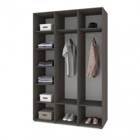 СТОУН С31 Шкаф 3-х створчатый (камень темный/ирландский дуб) в Заводоуковске - zavodoukovsk.mebel24.online | фото 3